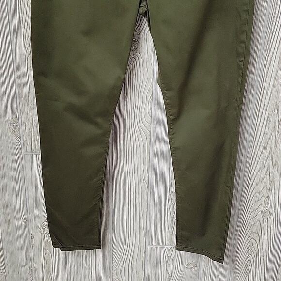 Hudson Nico Super Skinny Jeans Olive Green Womens Size 32 - Picture 3 of 13